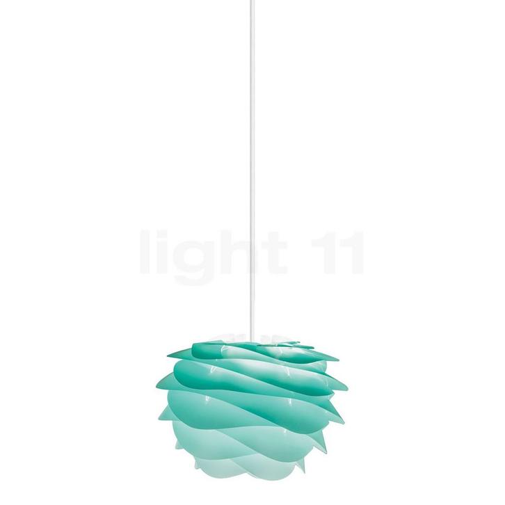 Umage Carmina mini Hanglamp, turkoois - kabel wit, Huis en Inrichting, Lampen | Hanglampen, Nieuw, Verzenden