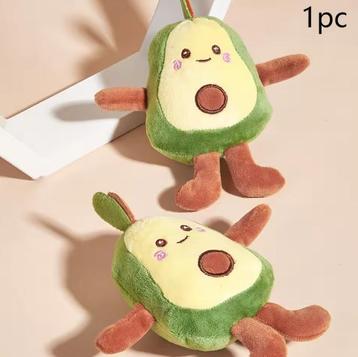 Avocado Hondenspeelgoed –Pluche Knuffel en Kauwspeeltje 15cm beschikbaar voor biedingen