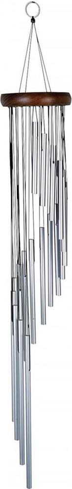 Natures Melody Spiraal Windgong Aureole Tunes Zilver 89 cm, Verzenden, Nieuw