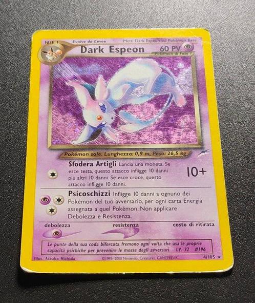 WOTC Pokémon - 1 Card - Neo Destiny - ITA - Dark Espeon Holo, Hobby en Vrije tijd, Verzamelkaartspellen | Pokémon