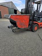 Kiepbak kantelbak spanenbak heftruck 600 liter, Voorzetapparatuur