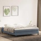 vidaXL Boxspringbed zonder matras 180x220 cm fluweel, Huis en Inrichting, Slaapkamer | Bedden, Verzenden, Nieuw, Grijs, Stof
