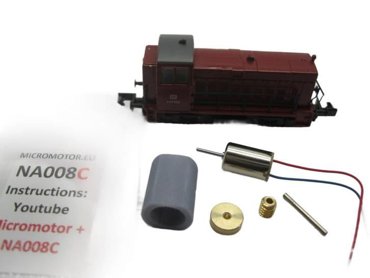 micromotor NA008C motor ombouwset voor Arnold V45 , SNCF Y, Hobby en Vrije tijd, Modeltreinen | N-Spoor, Gelijkstroom, Overige typen