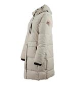 Travelin Jas in maat 42 Beige, Kleding | Dames, Travelin, Verzenden, Gedragen, Beige