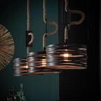 *WOONWINKEL* Metalen Eettafel Lamp Met Touw, Huis en Inrichting, Lampen | Hanglampen, Nieuw, Verzenden