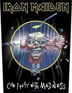 Iron Maiden - Can I Play Wirth Madness Backpatch off. merch., Nieuw, Ophalen of Verzenden, Kleding