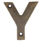 Letter klein Y, brons antiek, Huis en Inrichting, Woonaccessoires | Overige, Nieuw, Ophalen of Verzenden