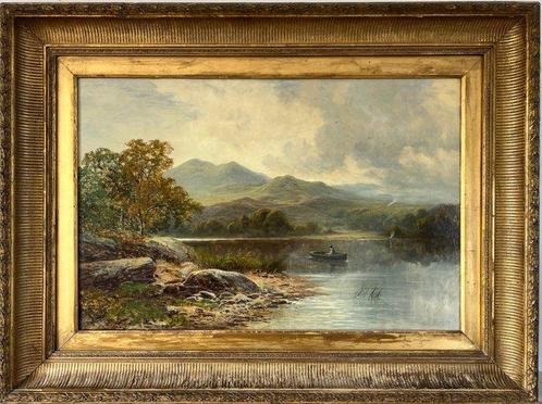 Charles P Shaw (XIX) - Loch Katrina, Scotland, Antiek en Kunst, Kunst | Schilderijen | Klassiek