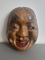 Dansmasker - Hout - Hyottoko  en Okame  maskers, Antiek en Kunst