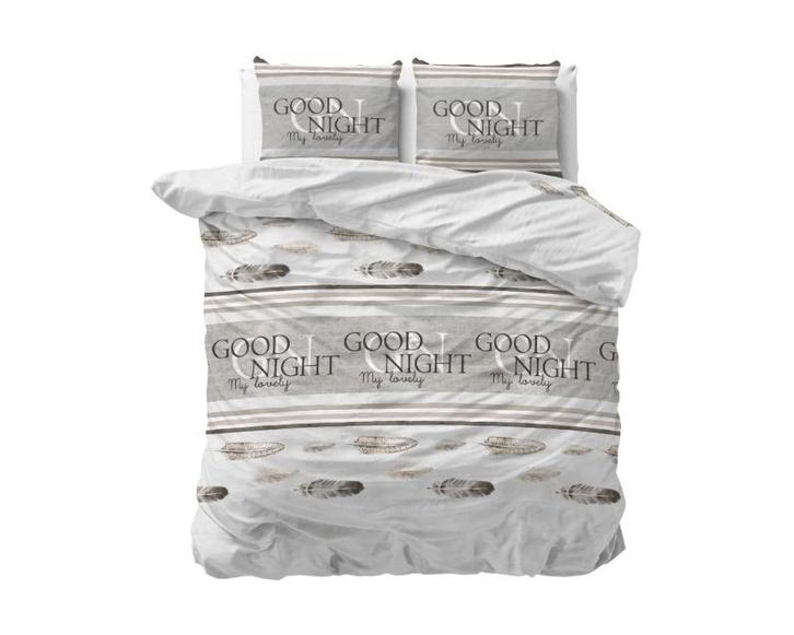 Sleeptime Elegance Good Night Wit - 140 x 200/220 + 1 kussen, Huis en Inrichting, Slaapkamer | Beddengoed