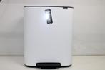 Brabantia Bo Prullenbak - 60 liter - White, Verzenden, Zo goed als nieuw