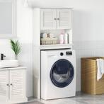 vidaXL Wasmachinekast VIGO Wit 72,5 x 27 x 161 cm Massief, Huis en Inrichting, Verzenden, Nieuw