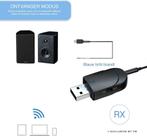 2 in 1 USB Bluetooth 5.0 Zender en Ontvanger - Bereik tot 10, Audio, Tv en Foto, Luidsprekers, Ophalen of Verzenden, Zo goed als nieuw