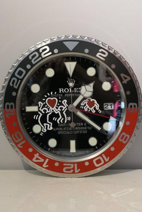RichART - Horloge murale version Rolex x Keith Haring -, Antiek en Kunst, Kunst | Designobjecten