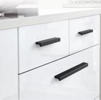 Handgreep Reno 128 mm Aluminium Zwart, Huis en Inrichting, Verzenden, Nieuw