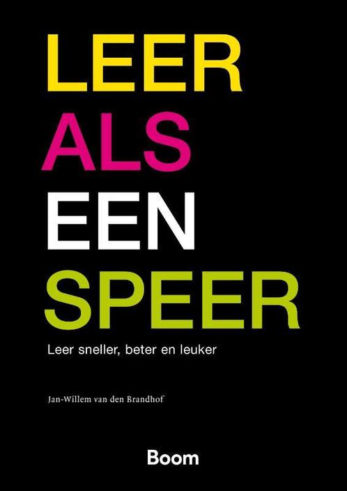 Leer als een speer 9789058754660, Boeken, Schoolboeken, Zo goed als nieuw, Verzenden