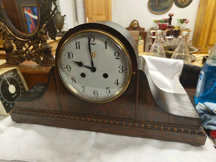 Klok - Junghans - Hout, Glas, Emaille - 1920-1930, Antiek en Kunst, Antiek | Klokken