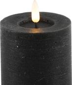Countryfield Lyon LED kaars/stompkaars - zwart - D7,5 x H8, Ophalen of Verzenden, Zo goed als nieuw