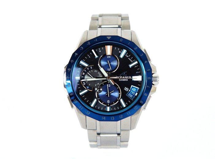 Casio - Oceanus GPS Solar Radio-Controlled Titanium Men’s, Sieraden, Tassen en Uiterlijk, Horloges | Heren