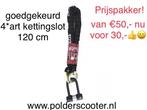 Goedgekeurd 4*art kettingslot 120cm scooterMEGA SALE OP=OP, Fietsen en Brommers, Verzenden, Nieuw