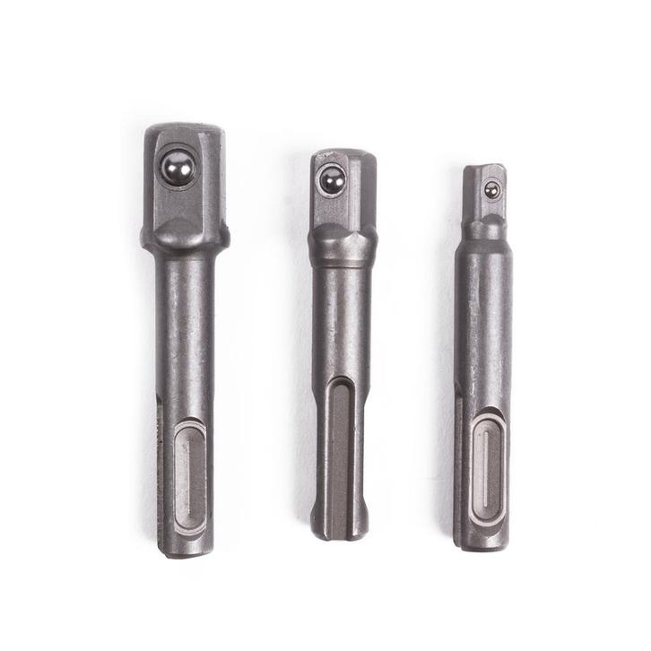 Benson SDS+ boormachine verloopset - 3 maten - 3-delig -..., Doe-het-zelf en Verbouw, Gereedschap | Handgereedschap, Nieuw, Ophalen of Verzenden