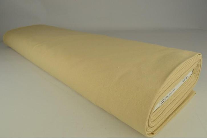 Champagne canvas stof  - Goedkoop op 10 of 30 meter rol, Hobby en Vrije tijd, Stoffen en Lappen, 120 cm of meer, 200 cm of meer