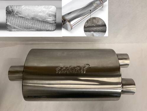 MAX Ultra Straight Flo Performance rvs uitlaat demper 2,5, Auto-onderdelen, Overige Auto-onderdelen, Nieuw, Ophalen of Verzenden