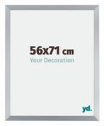 Fotolijst 56x71 cm - Zilver Glans - MDF - Catania, Verzenden, Nieuw