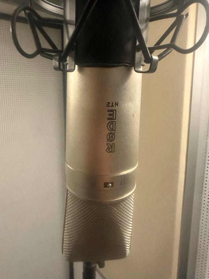 RØDE NT2 Microfoon met spin, Muziek en Instrumenten, Microfoons, Gebruikt, Ophalen of Verzenden