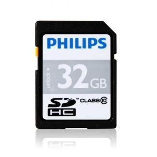 SDHC kaart | Philips (Class 10, 32 GB), Audio, Tv en Foto, Fotografie | Geheugenkaarten, Nieuw, Verzenden