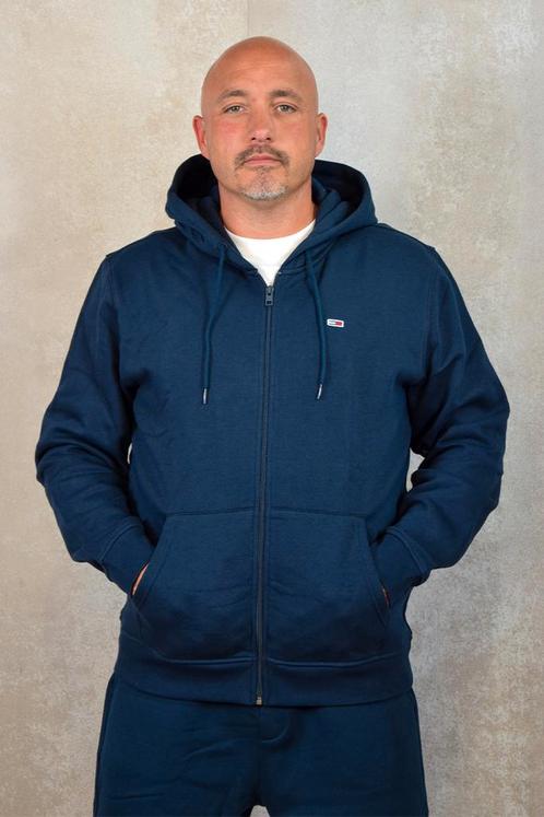 -30% Tommy Hilfiger  Tommy Hilfiger Reg s flag zip thru  maa, Kleding | Heren, Truien en Vesten, Blauw, Nieuw, Verzenden