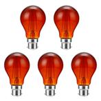 SPL Ba22d LED Lamp 8W Vuur Amber - Dimbaar - Geschikt voor, Huis en Inrichting, Verzenden, Nieuw
