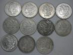 Verenigde Staten. Morgan Dollar 1879/1902 (lot of 11