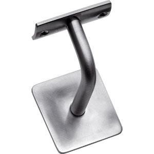 Intersteel Leuninghouder gebogen vierkant hol rvs, Auto-onderdelen, Interieur en Bekleding, Verzenden