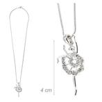 Alista Ketting Ballerina met Strass Tutu B32067, Verzenden, Nieuw