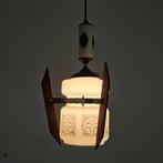 Plafondlamp - Atomic - Glas, Legering, Hout, Antiek en Kunst