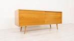 Vintage tv meubel | dressoir | Japandi | 160 cm, 150 tot 200 cm, Met plank(en), 25 tot 50 cm, Teakhout