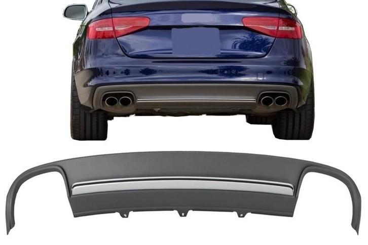 Audi A4 B8 Sedan Facelift (2012-up) AchterBumper Diffuser, Auto-onderdelen, Carrosserie en Plaatwerk, Ophalen of Verzenden