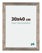 Fotolijst 30x40 cm - Metaal Vintage - MDF - Mura, Verzenden, Nieuw