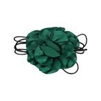 Haarband Veter Roos Bloem 12cm Groen, Nieuw