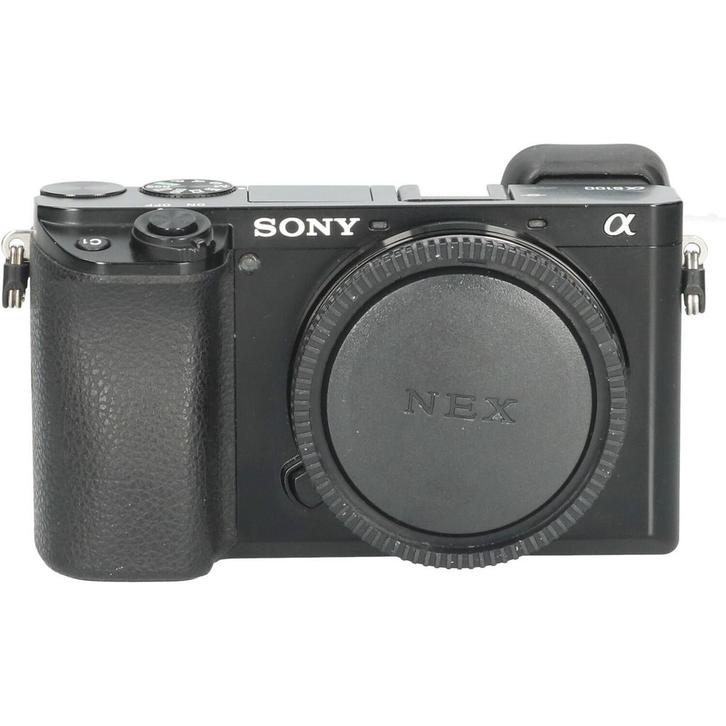 Tweedehands Sony A6100 Body Zwart CM5174, Audio, Tv en Foto, Fotocamera's Digitaal, Gebruikt, Sony, Ophalen of Verzenden