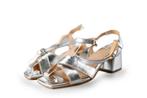 Manfield Sandalen in maat 37 Zilver | 10% extra korting, Overige kleuren, Verzenden, Sandalen of Muiltjes, Zo goed als nieuw