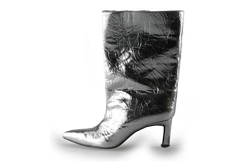 Sacha Laarzen in maat 37 Zilver | 10% extra korting, Kleding | Dames, Schoenen, Overige kleuren, Gedragen, Hoge laarzen, Verzenden
