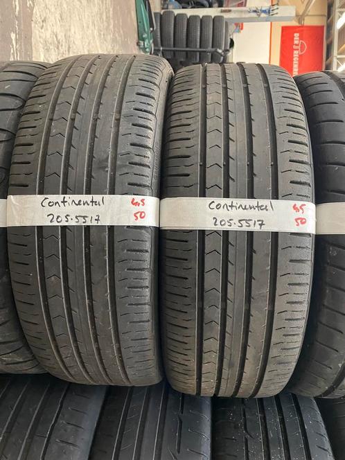205-55-17 Continental Zomerbanden 4.5mm Montage 205 55 17, Auto-onderdelen, Banden en Velgen, 17 inch, Zomerbanden, 205 mm, Personenwagen