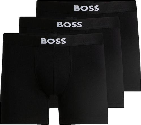 BOSS Boxershorts One 3-Pack Zwart 001 maat XXL Heren, Kleding | Heren, Ondergoed, Zwart, Boxer, Verzenden