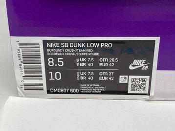 Nike SB - Dunk Low - Sneakers - Maat: EU 42 - Nieuw met tags beschikbaar voor biedingen