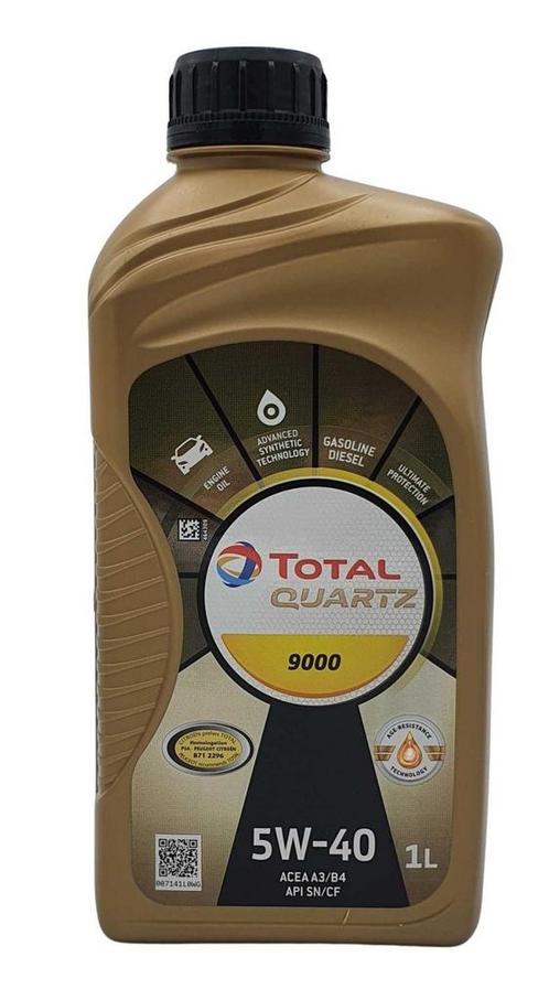 Total 5W40 Quartz 9000 1 liter, Auto diversen, Onderhoudsmiddelen, Ophalen of Verzenden