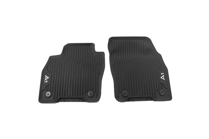 Audi A1 (GB) rubberen mattenset (voorzijde), Auto-onderdelen, Interieur en Bekleding, BOVAG lid, Nieuw, Audi, Ophalen of Verzenden
