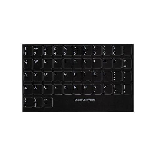 QWERTY English US keyboard stickervel (Overig), Computers en Software, Overige Computers en Software, Nieuw, Verzenden