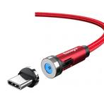 USB-C Magnetische Oplaadkabel 2 Meter met 540° Roterende, Verzenden, Nieuw